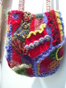 The back of the bag straight on