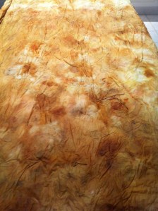 Close-up of the markings