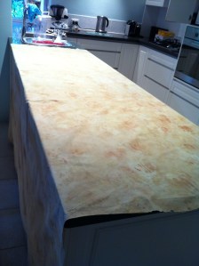 After washing and ironing...and still not casuarina