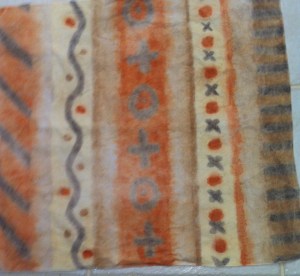 Washed and pale….but good for stitching