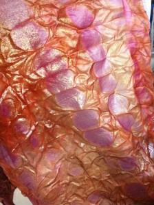 Bundle 4: tightly wrapped carrot boiled in avocado skins.