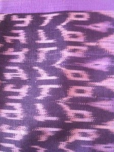 Traditional ikat weave