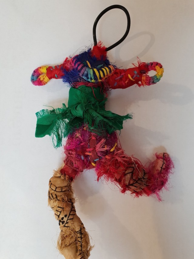 CQG wrapped armature keyring option