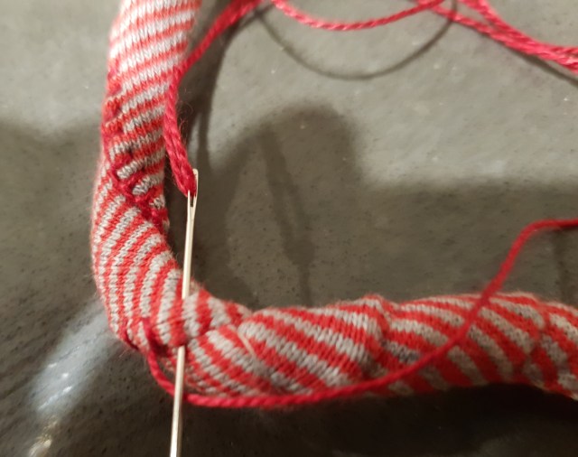 CQG wrapped armature starting decorative stitching